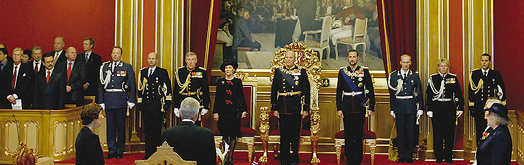 H.M. Kongen åpner Stortinget  (Foto: Tor Richardsen/Scanpix) 