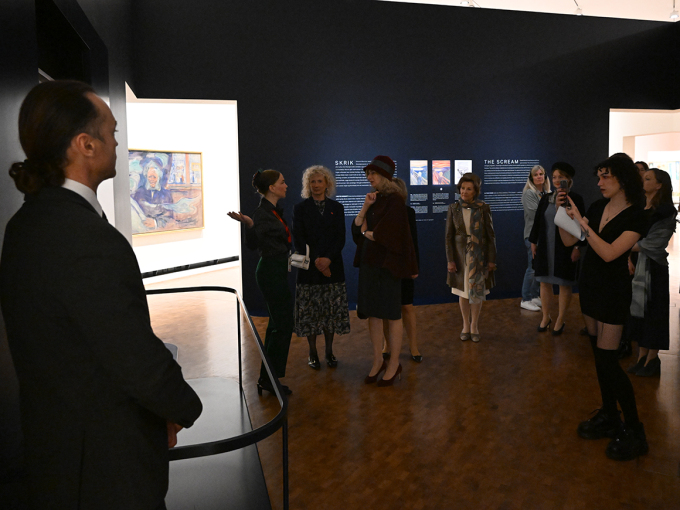 Visita guidata al Museo Munch.  Foto: Sven Gj.  Gjeruldsen, La corte reale